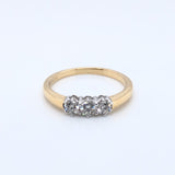 18ct Gold  Diamond Trilogy 0.50ct Ring