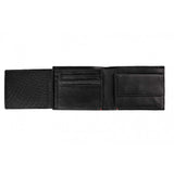 Zippo Nappa Tri-fold Wallet Black